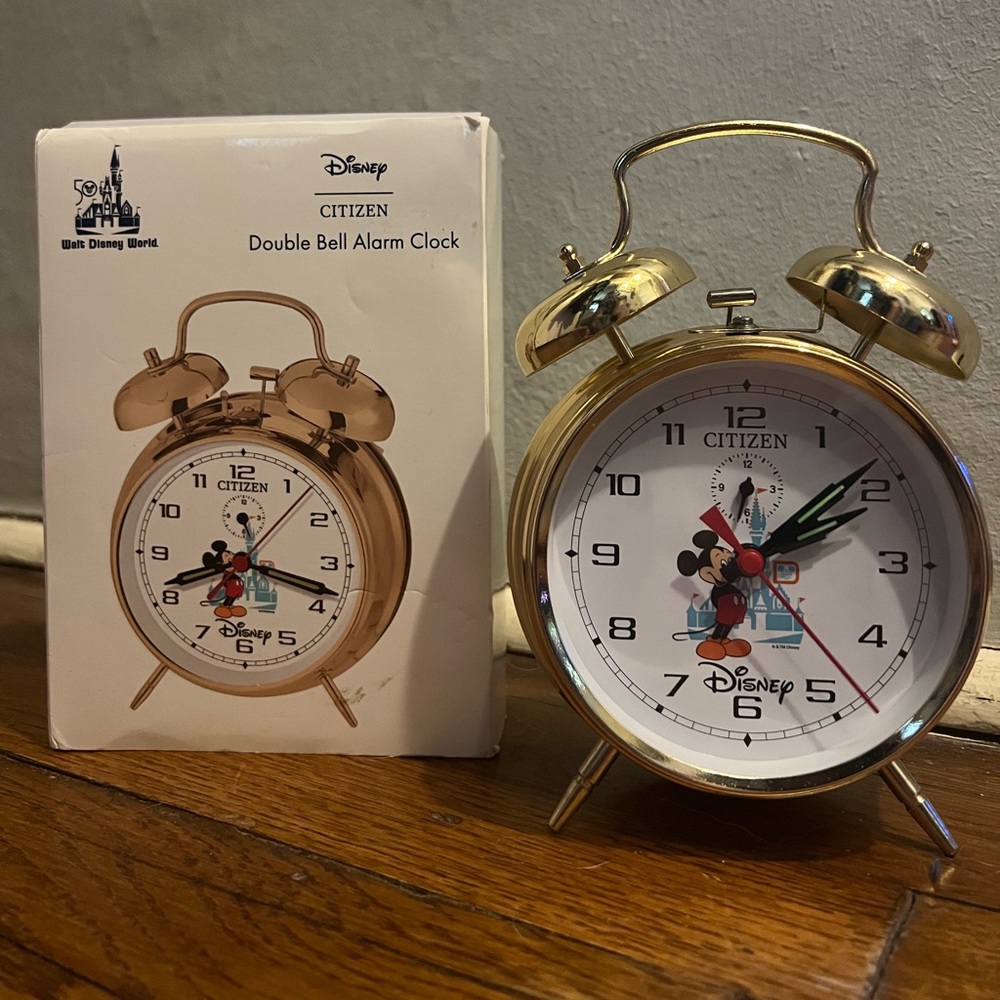 Brand New Citizen Eco Drive Walt Disney World 50th Anniversary Bell Clock